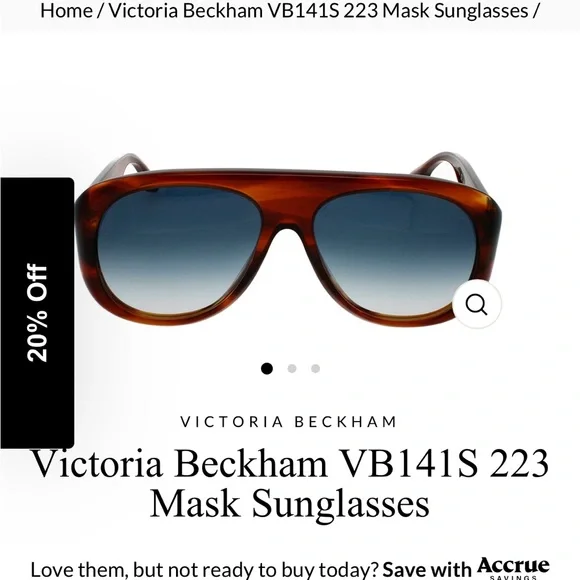 Victoria Beckham Mask Sunglasses - Picture 3 of 6